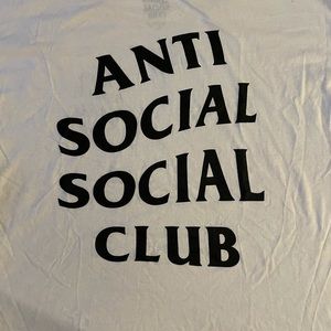 Anti Social Social Club Logo 2 Tee White Size XL